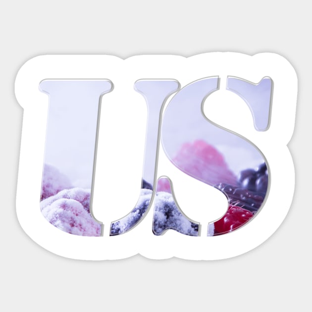 US Sticker by afternoontees